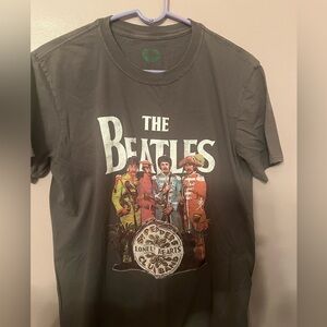 The Beatles Graphic T-Shirt - Black Sgt. Peppers Lonely Hearts Band Size L